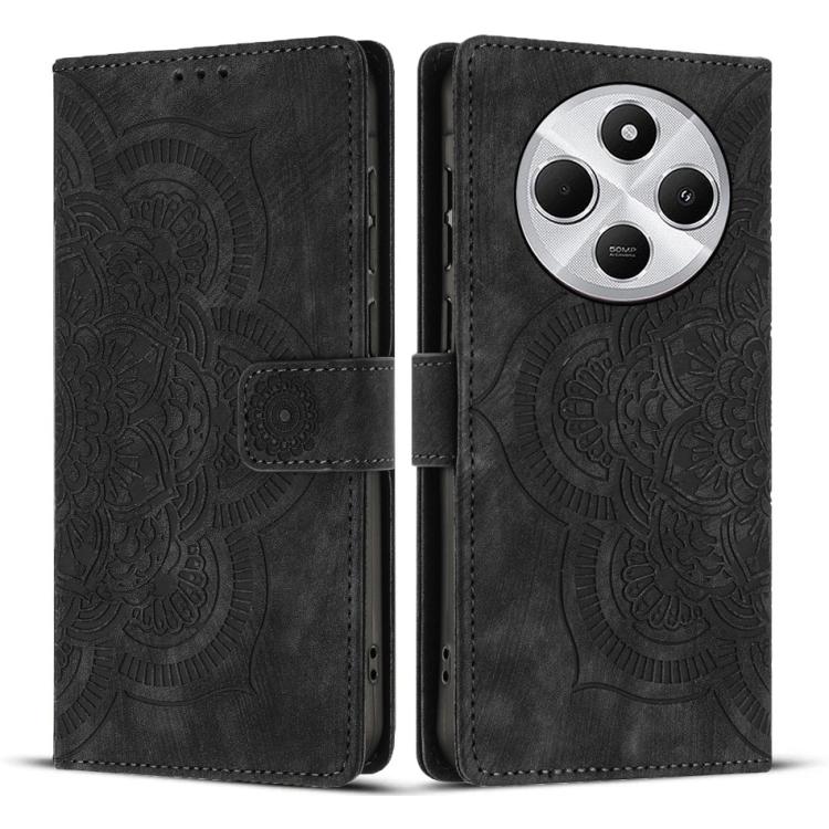 Mandala Embossed Retro Frosted Leather Phone Case, For Redmi 14C / A4 5G, For Redmi Note 14 5G, For Redmi Note 14 Pro 5G, For Redmi 13 4G / 5G Global, For Redmi A3 / Poco C61 4G, For Redmi Note 13 Pro 4G, For Redmi Note 13 4G, For Redmi 13C 4G / 5G    ...