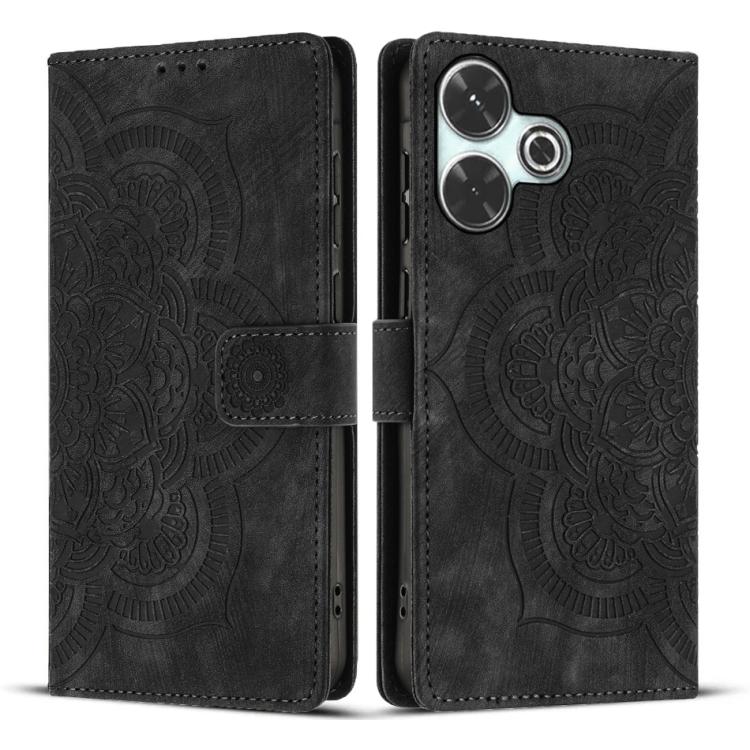 Mandala Embossed Retro Frosted Leather Phone Case, For Redmi 14C / A4 5G, For Redmi Note 14 5G, For Redmi Note 14 Pro 5G, For Redmi 13 4G / 5G Global, For Redmi A3 / Poco C61 4G, For Redmi Note 13 Pro 4G, For Redmi Note 13 4G, For Redmi 13C 4G / 5G    ...