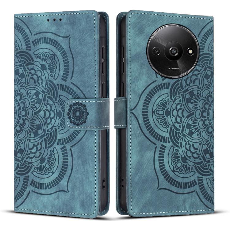 Mandala Embossed Retro Frosted Leather Phone Case, For Redmi 14C / A4 5G, For Redmi Note 14 5G, For Redmi Note 14 Pro 5G, For Redmi 13 4G / 5G Global, For Redmi A3 / Poco C61 4G, For Redmi Note 13 Pro 4G, For Redmi Note 13 4G, For Redmi 13C 4G / 5G    ...