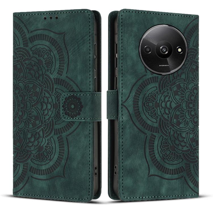 Mandala Embossed Retro Frosted Leather Phone Case, For Redmi 14C / A4 5G, For Redmi Note 14 5G, For Redmi Note 14 Pro 5G, For Redmi 13 4G / 5G Global, For Redmi A3 / Poco C61 4G, For Redmi Note 13 Pro 4G, For Redmi Note 13 4G, For Redmi 13C 4G / 5G    ...