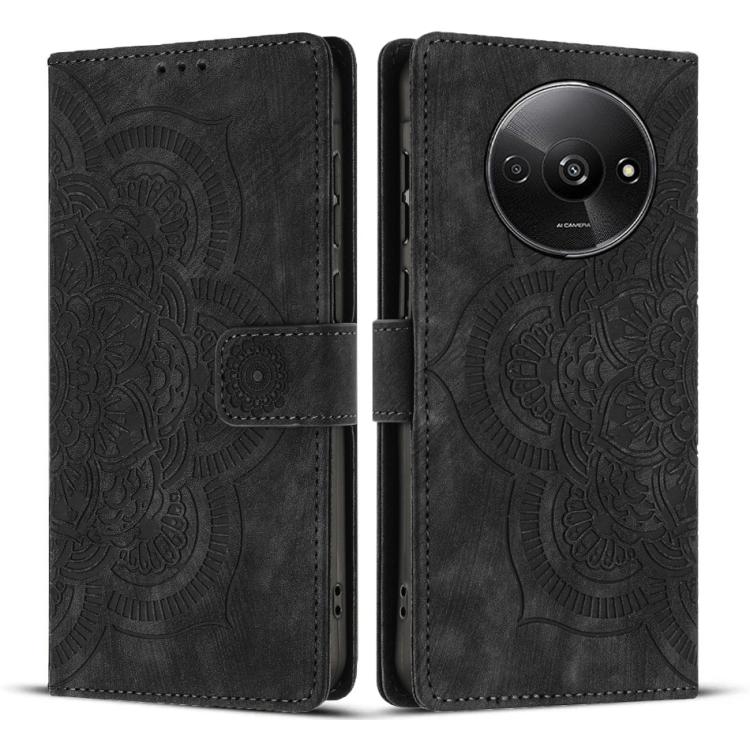 Mandala Embossed Retro Frosted Leather Phone Case, For Redmi 14C / A4 5G, For Redmi Note 14 5G, For Redmi Note 14 Pro 5G, For Redmi 13 4G / 5G Global, For Redmi A3 / Poco C61 4G, For Redmi Note 13 Pro 4G, For Redmi Note 13 4G, For Redmi 13C 4G / 5G    ...