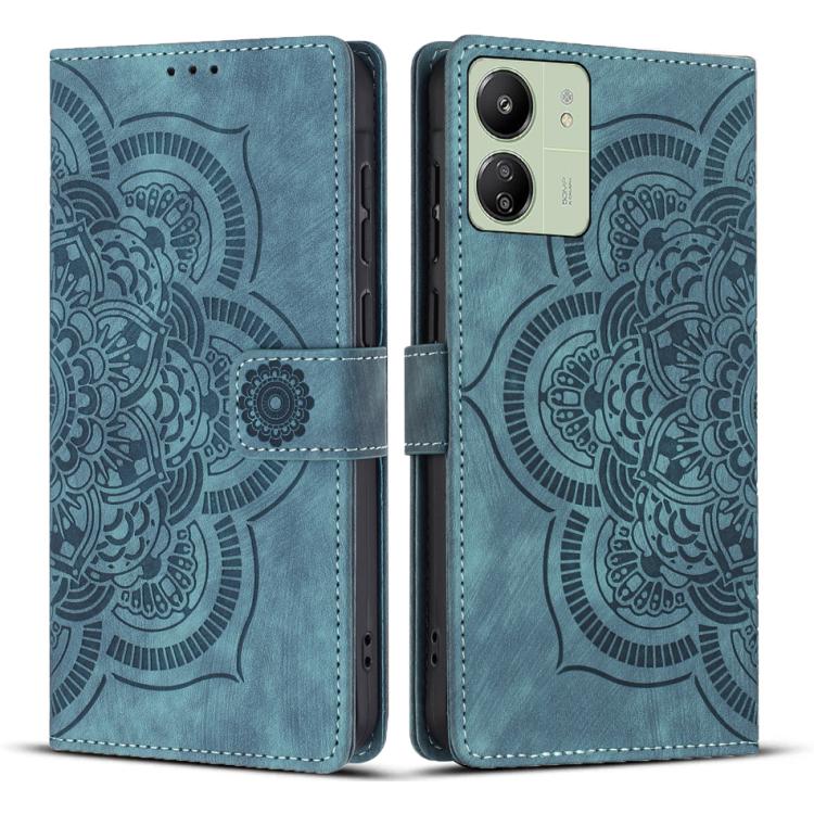 Mandala Embossed Retro Frosted Leather Phone Case, For Redmi 14C / A4 5G, For Redmi Note 14 5G, For Redmi Note 14 Pro 5G, For Redmi 13 4G / 5G Global, For Redmi A3 / Poco C61 4G, For Redmi Note 13 Pro 4G, For Redmi Note 13 4G, For Redmi 13C 4G / 5G    ...