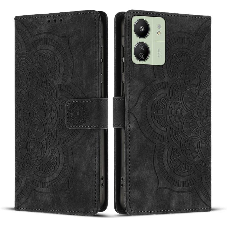 Mandala Embossed Retro Frosted Leather Phone Case, For Redmi 14C / A4 5G, For Redmi Note 14 5G, For Redmi Note 14 Pro 5G, For Redmi 13 4G / 5G Global, For Redmi A3 / Poco C61 4G, For Redmi Note 13 Pro 4G, For Redmi Note 13 4G, For Redmi 13C 4G / 5G    ...