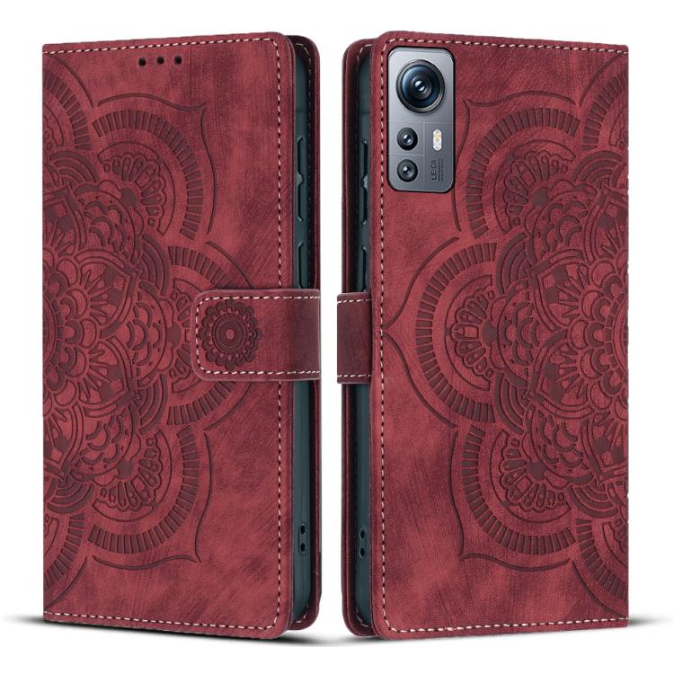 Mandala Embossed Retro Frosted Leather Phone Case, For Redmi Note 13 Pro 5G, For Redmi Note 11S / 12S, For Redmi Note 12 4G, For Redmi Note 11 Pro 4G / 5G
