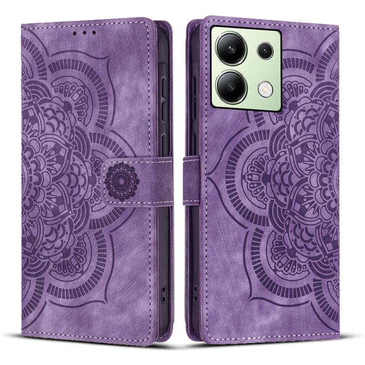 Mandala Embossed Retro Frosted Leather Phone Case, For Redmi 14C / A4 5G, For Redmi Note 14 5G, For Redmi Note 14 Pro 5G, For Redmi 13 4G / 5G Global, For Redmi A3 / Poco C61 4G, For Redmi Note 13 Pro 4G, For Redmi Note 13 4G, For Redmi 13C 4G / 5G    ...