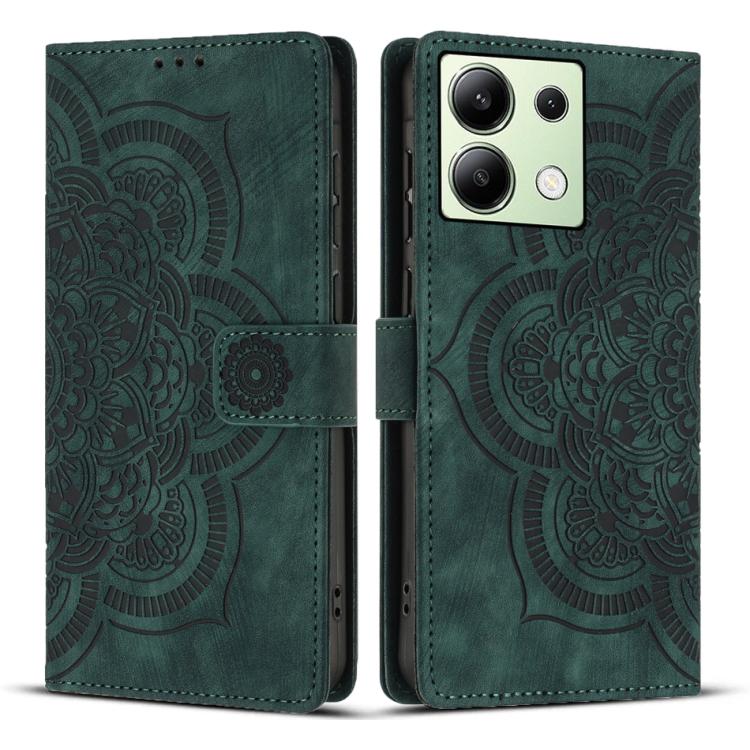 Mandala Embossed Retro Frosted Leather Phone Case, For Redmi 14C / A4 5G, For Redmi Note 14 5G, For Redmi Note 14 Pro 5G, For Redmi 13 4G / 5G Global, For Redmi A3 / Poco C61 4G, For Redmi Note 13 Pro 4G, For Redmi Note 13 4G, For Redmi 13C 4G / 5G    ...