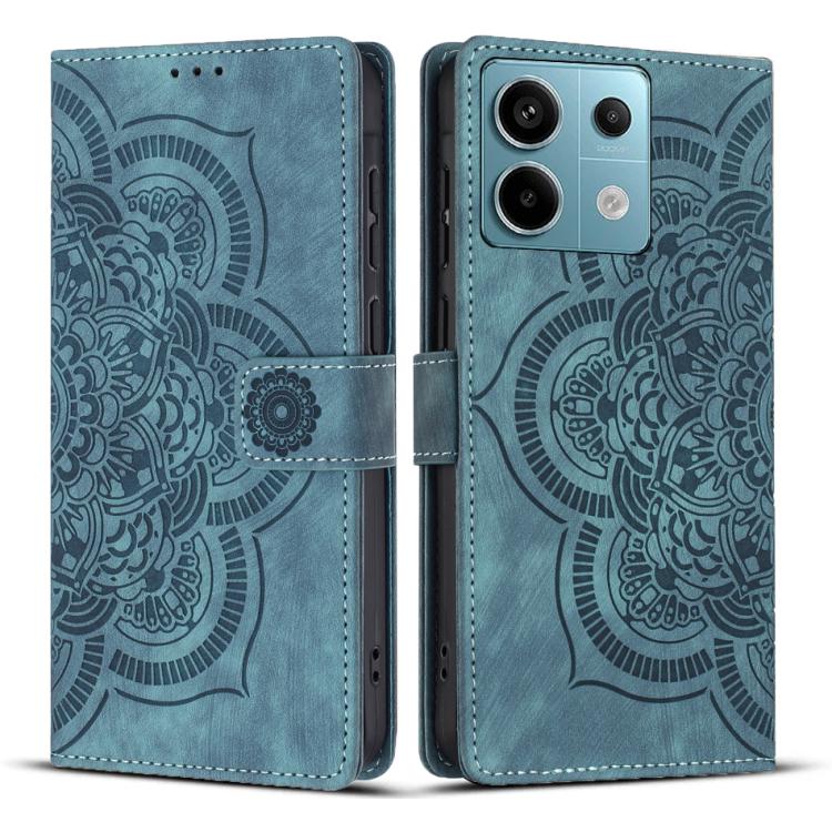 Mandala Embossed Retro Frosted Leather Phone Case, For Redmi Note 13 Pro 5G, For Redmi Note 11S / 12S, For Redmi Note 12 4G, For Redmi Note 11 Pro 4G / 5G
