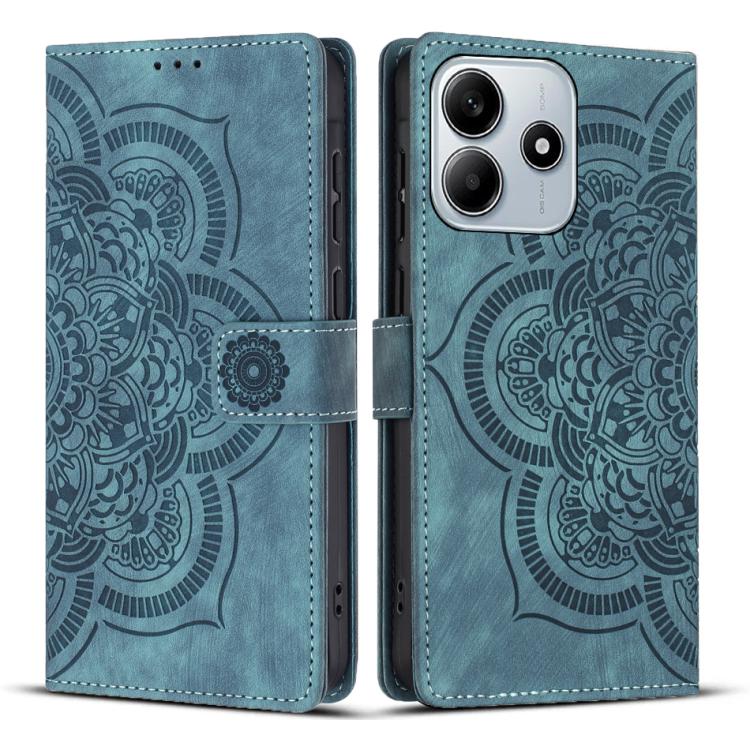 Mandala Embossed Retro Frosted Leather Phone Case, For Redmi 14C / A4 5G, For Redmi Note 14 5G, For Redmi Note 14 Pro 5G, For Redmi 13 4G / 5G Global, For Redmi A3 / Poco C61 4G, For Redmi Note 13 Pro 4G, For Redmi Note 13 4G, For Redmi 13C 4G / 5G    ...
