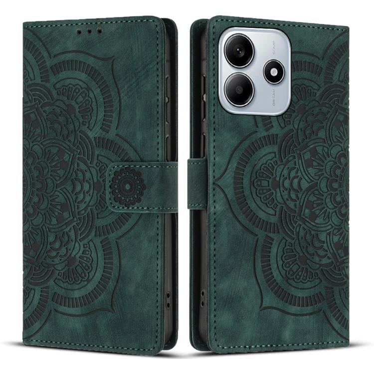 Mandala Embossed Retro Frosted Leather Phone Case, For Redmi 14C / A4 5G, For Redmi Note 14 5G, For Redmi Note 14 Pro 5G, For Redmi 13 4G / 5G Global, For Redmi A3 / Poco C61 4G, For Redmi Note 13 Pro 4G, For Redmi Note 13 4G, For Redmi 13C 4G / 5G    ...