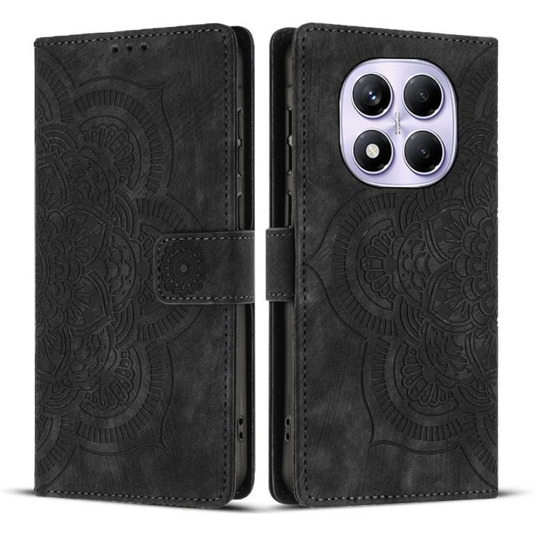 Mandala Embossed Retro Frosted Leather Phone Case, For Redmi Note 15 Pro+ 5G Global 163.3mm, For Redmi Note 15 4G / 5G Global 164mm, For Redmi Note 15 Pro 4G Global 163.2mm, For Redmi Note 15 Pro 5G Global 163.6mm, For Redmi 15C 5G / 4G EU 173mm       ...