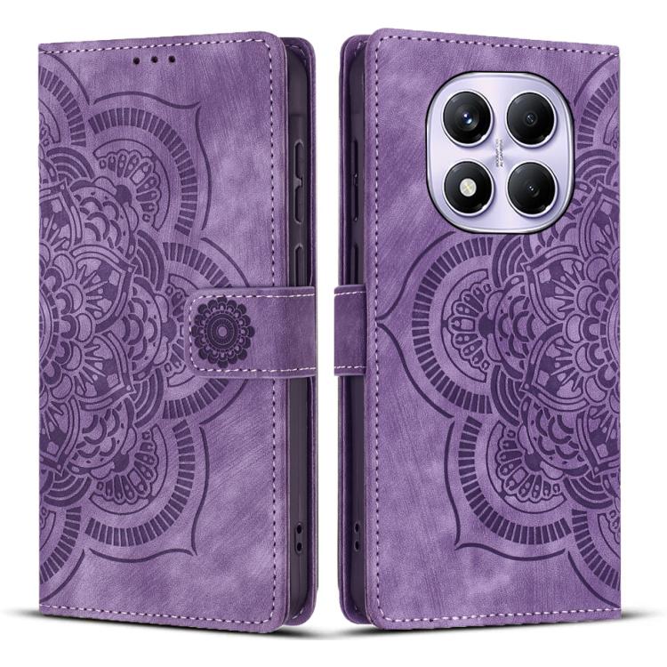 Mandala Embossed Retro Frosted Leather Phone Case, For Redmi 14C / A4 5G, For Redmi Note 14 5G, For Redmi Note 14 Pro 5G, For Redmi 13 4G / 5G Global, For Redmi A3 / Poco C61 4G, For Redmi Note 13 Pro 4G, For Redmi Note 13 4G, For Redmi 13C 4G / 5G    ...