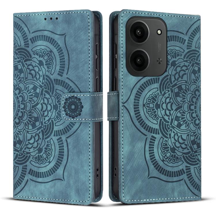 Mandala Embossed Retro Frosted Leather Phone Case, For Redmi Note 15 Pro+ 5G Global 163.3mm, For Redmi Note 15 4G / 5G Global 164mm, For Redmi Note 15 Pro 4G Global 163.2mm, For Redmi Note 15 Pro 5G Global 163.6mm, For Redmi 15C 5G / 4G EU 173mm       ...