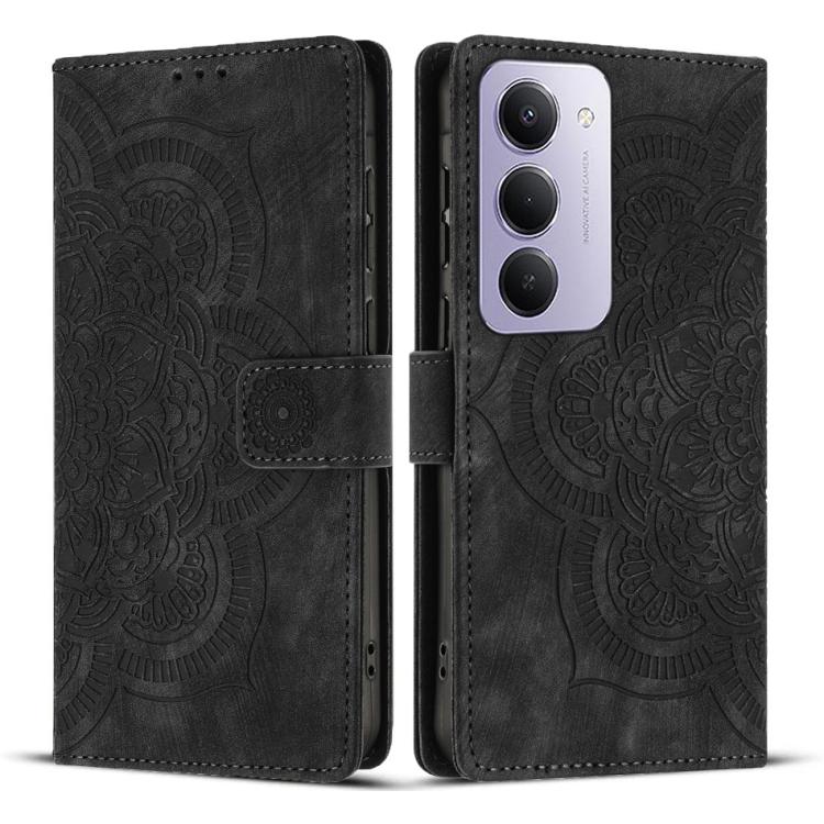 Mandala Embossed Retro Frosted Leather Phone Case, For Redmi Note 15 Pro+ 5G Global 163.3mm, For Redmi Note 15 4G / 5G Global 164mm, For Redmi Note 15 Pro 4G Global 163.2mm, For Redmi Note 15 Pro 5G Global 163.6mm, For Redmi 15C 5G / 4G EU 173mm       ...