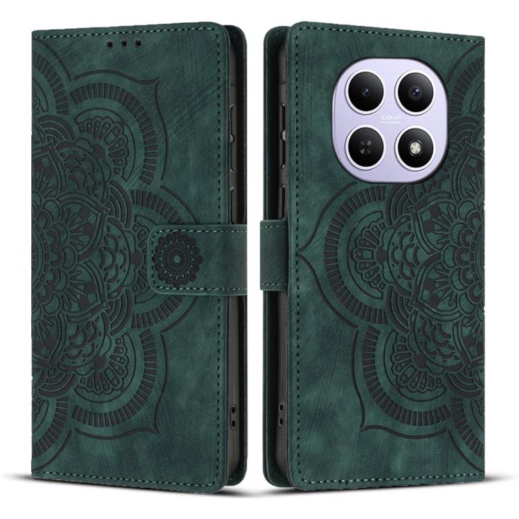 Mandala Embossed Retro Frosted Leather Phone Case, For Redmi Note 15 Pro+ 5G Global 163.3mm, For Redmi Note 15 4G / 5G Global 164mm, For Redmi Note 15 Pro 4G Global 163.2mm, For Redmi Note 15 Pro 5G Global 163.6mm, For Redmi 15C 5G / 4G EU 173mm       ...