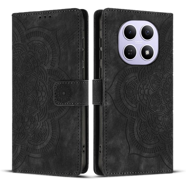 Mandala Embossed Retro Frosted Leather Phone Case, For Redmi Note 15 Pro+ 5G Global 163.3mm, For Redmi Note 15 4G / 5G Global 164mm, For Redmi Note 15 Pro 4G Global 163.2mm, For Redmi Note 15 Pro 5G Global 163.6mm, For Redmi 15C 5G / 4G EU 173mm       ...