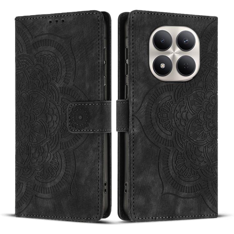 Mandala Embossed Retro Frosted Leather Phone Case, For Redmi Note 15 Pro+ 5G Global 163.3mm, For Redmi Note 15 4G / 5G Global 164mm, For Redmi Note 15 Pro 4G Global 163.2mm, For Redmi Note 15 Pro 5G Global 163.6mm, For Redmi 15C 5G / 4G EU 173mm       ...
