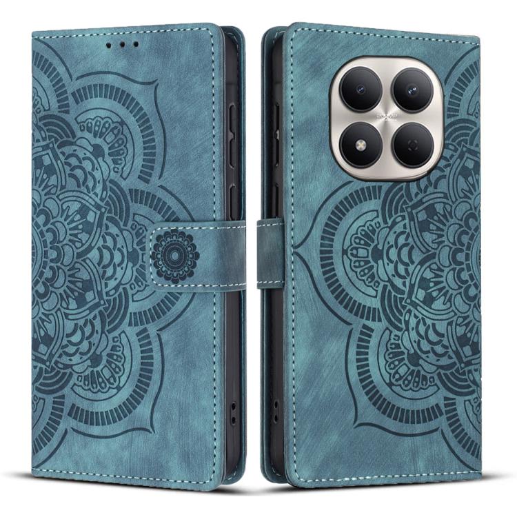 Mandala Embossed Retro Frosted Leather Phone Case, For Redmi Note 15 Pro+ 5G Global 163.3mm, For Redmi Note 15 4G / 5G Global 164mm, For Redmi Note 15 Pro 4G Global 163.2mm, For Redmi Note 15 Pro 5G Global 163.6mm, For Redmi 15C 5G / 4G EU 173mm       ...