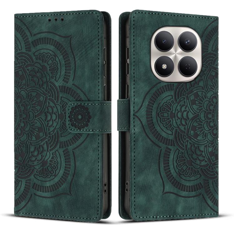 Mandala Embossed Retro Frosted Leather Phone Case, For Redmi Note 15 Pro+ 5G Global 163.3mm, For Redmi Note 15 4G / 5G Global 164mm, For Redmi Note 15 Pro 4G Global 163.2mm, For Redmi Note 15 Pro 5G Global 163.6mm, For Redmi 15C 5G / 4G EU 173mm       ...