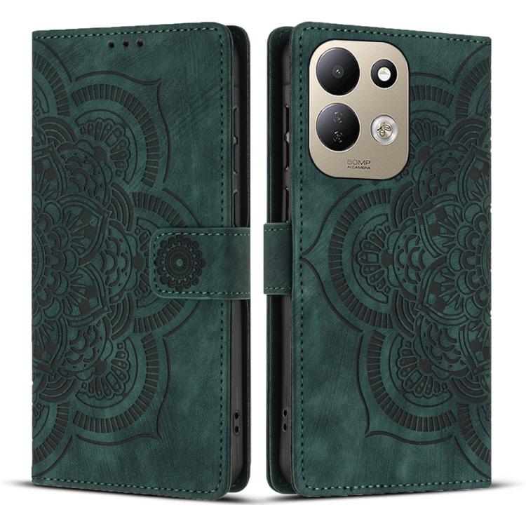 Mandala Embossed Retro Frosted Leather Phone Case, For Redmi Note 17 5G / 4G Global 169.7mm, For Redmi Note 17 Pro Max 5G Global 163.4mm, For Redmi Note 17 Pro 5G Global 163.5mm, For Redmi 17 5G / 4G Global 170mm, For Redmi Note 15 Pro+ 5G Global 163.3...