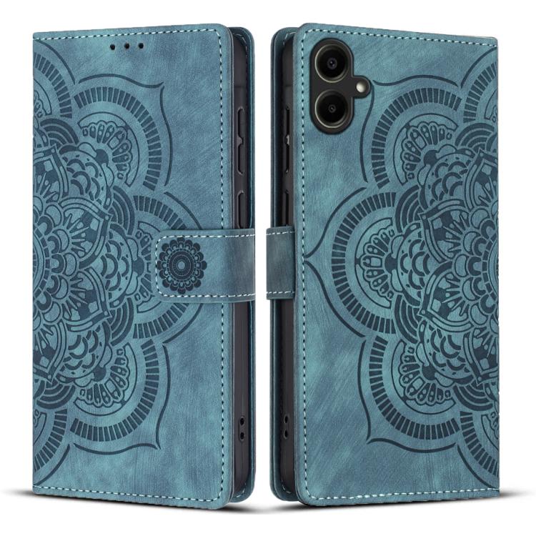 Mandala Embossed Retro Frosted Leather Phone Case, For Samsung Galaxy A57 5G, For Samsung Galaxy A37 5G, For Galaxy A27 5G, For Samsung Galaxy A07 4G / A06 4G, For Samsung Galaxy A17 5G / A26 5G, For Samsung Galaxy A56 5G, For Samsung Galaxy A26 5G    ...