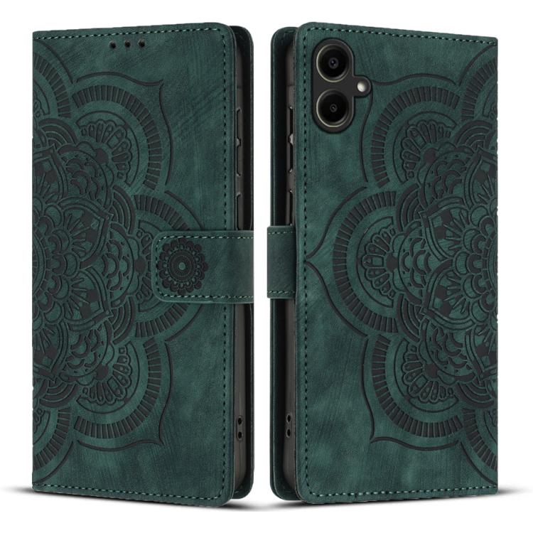 Mandala Embossed Retro Frosted Leather Phone Case, For Samsung Galaxy A57 5G, For Samsung Galaxy A37 5G, For Galaxy A27 5G, For Samsung Galaxy A07 4G / A06 4G, For Samsung Galaxy A17 5G / A26 5G, For Samsung Galaxy A56 5G, For Samsung Galaxy A26 5G    ...