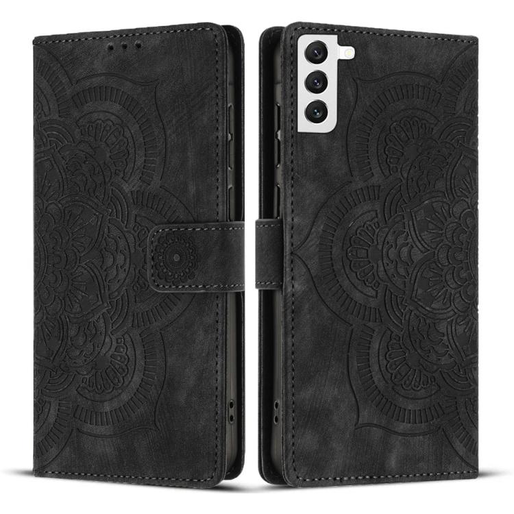Mandala Embossed Retro Frosted Leather Phone Case, For Samsung Galaxy S20 FE, For Samsung Galaxy S22 Ultra 5G, For Samsung Galaxy S22+ 5G, For Samsung Galaxy S22 5G, For Samsung Galaxy S21 FE 5G, For Samsung Galaxy S21 5G, For Samsung Galaxy S21+ 5G   ...