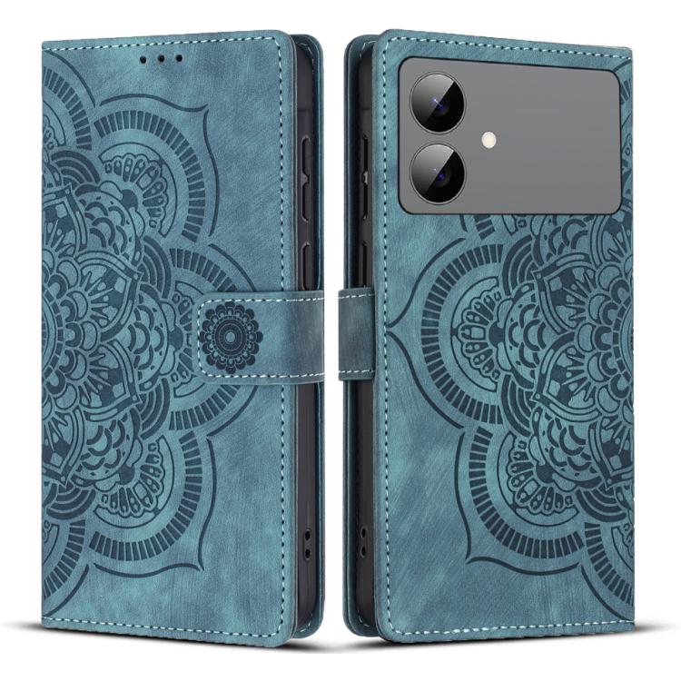 Mandala Embossed Retro Frosted Leather Phone Case, For Galaxy S26 FE 5G, For Samsung Galaxy S26+ 5G, For Samsung Galaxy S26 Edge 5G, For Samsung Galaxy S26 Ultra 5G, For Samsung Galaxy S26 5G, For Samsung Galaxy S25 FE 5G, For Samsung Galaxy S25 Edge 5...