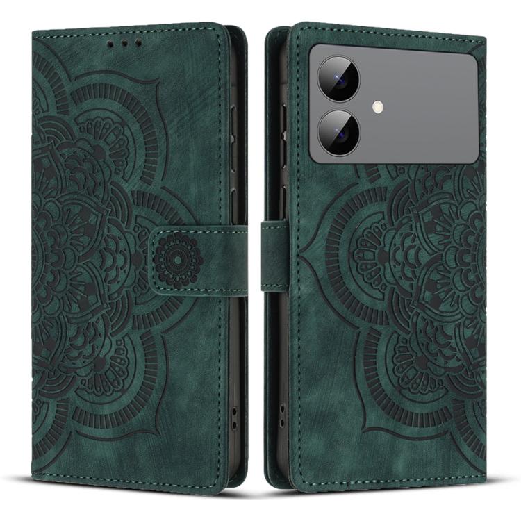 Mandala Embossed Retro Frosted Leather Phone Case, For Galaxy S26 FE 5G, For Samsung Galaxy S26+ 5G, For Samsung Galaxy S26 Edge 5G, For Samsung Galaxy S26 Ultra 5G, For Samsung Galaxy S26 5G, For Samsung Galaxy S25 FE 5G, For Samsung Galaxy S25 Edge 5...