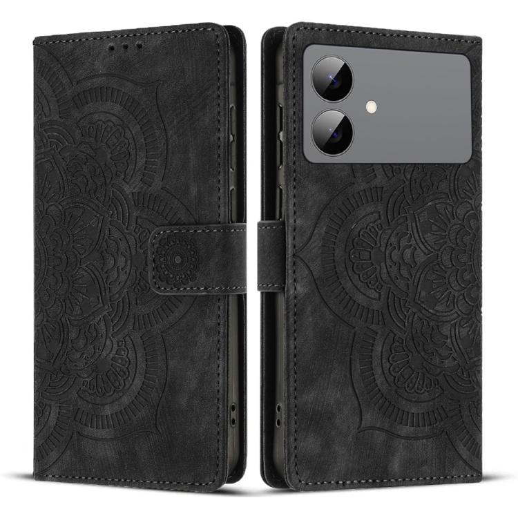 Mandala Embossed Retro Frosted Leather Phone Case, For Galaxy S26 FE 5G, For Samsung Galaxy S26+ 5G, For Samsung Galaxy S26 Edge 5G, For Samsung Galaxy S26 Ultra 5G, For Samsung Galaxy S26 5G, For Samsung Galaxy S25 FE 5G, For Samsung Galaxy S25 Edge 5...