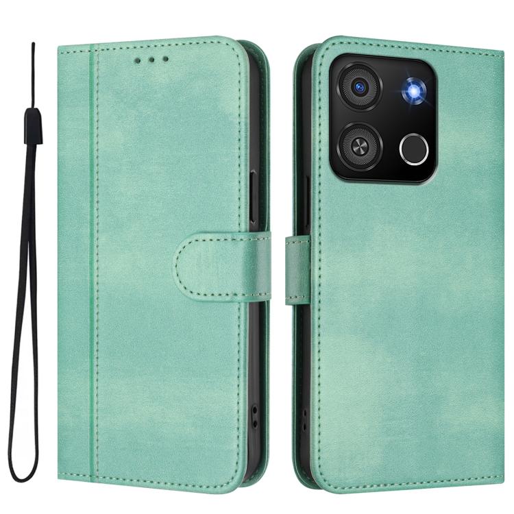 Line Splicing Buckle Retro Leather Phone Case, For itel A05s, For itel A70, For itel A60 / A60s, For itel S23+, For itel S23, For itel S18 / Vision 5