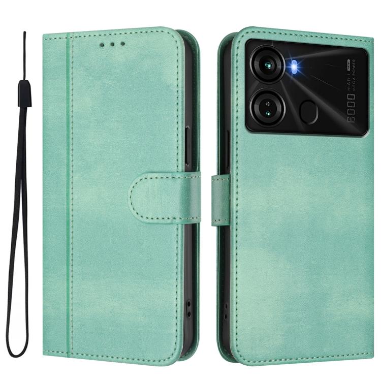 Line Splicing Buckle Retro Leather Phone Case, For itel P40, For itel P38, For itel S17 / Vision 3, For itel A48