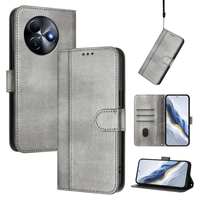 Line Splicing Buckle Retro Leather Phone Case, For itel A23 Pro / A17, For itel P55 5G, For itel RS4, For itel S24, For itel P55+, For itel P55 4G / Infinix Smart 8
