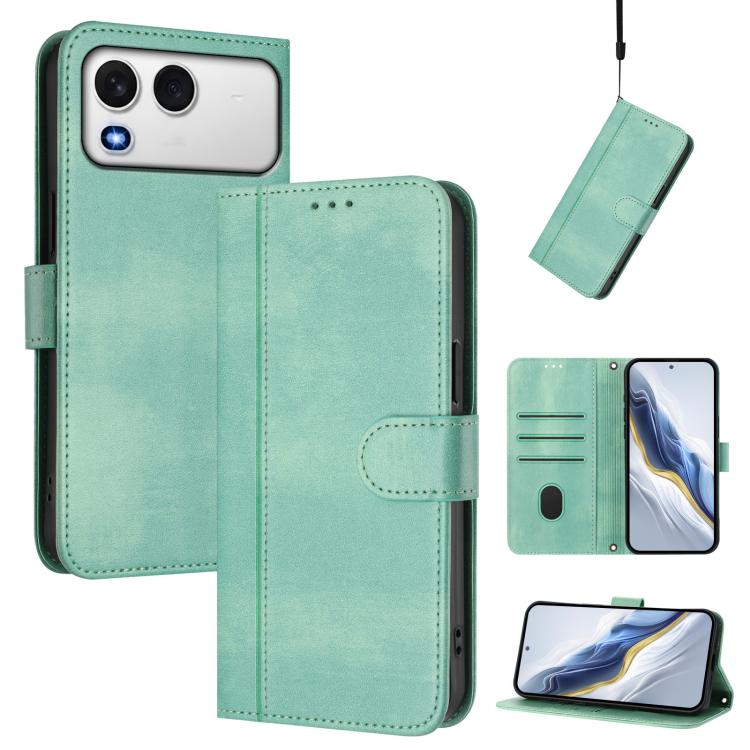 Line Splicing Buckle Retro Leather Phone Case, For itel A200 4G / A200+ 4G, For itel A95 5G, For itel A90 4G, For itel City 100, For itel A58 Lite / A49 Play, For itel P55T 4G / Tecno Spark Go 2024
