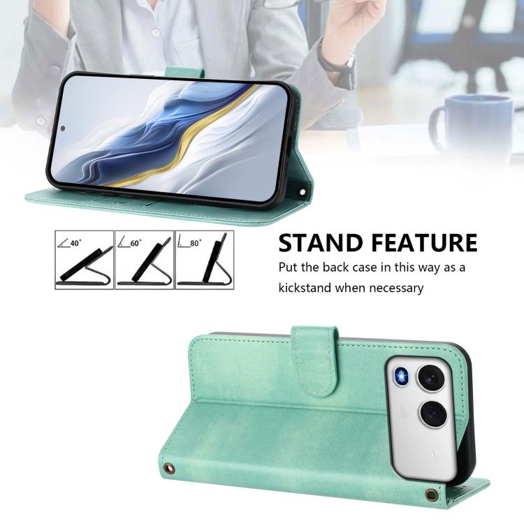 Line Splicing Buckle Retro Leather Phone Case, For itel A200 4G / A200+ 4G, For itel A95 5G, For itel A90 4G, For itel City 100, For itel A58 Lite / A49 Play, For itel P55T 4G / Tecno Spark Go 2024