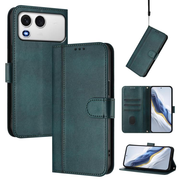 Line Splicing Buckle Retro Leather Phone Case, For itel A200 4G / A200+ 4G, For itel A95 5G, For itel A90 4G, For itel City 100, For itel A58 Lite / A49 Play, For itel P55T 4G / Tecno Spark Go 2024