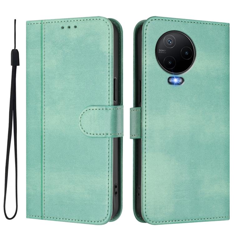 Line Splicing Buckle Retro Leather Phone Case, For Infinix Note 12 4G / Note 12 Pro 4G, For Infinix Note 12 Pro 5G, For Infinix Hot 12 Play, For Infinix Smart 6 / 6 HD, For Infinix Zero 5G 2023, For Infinix Hot 10T / Hot 10S