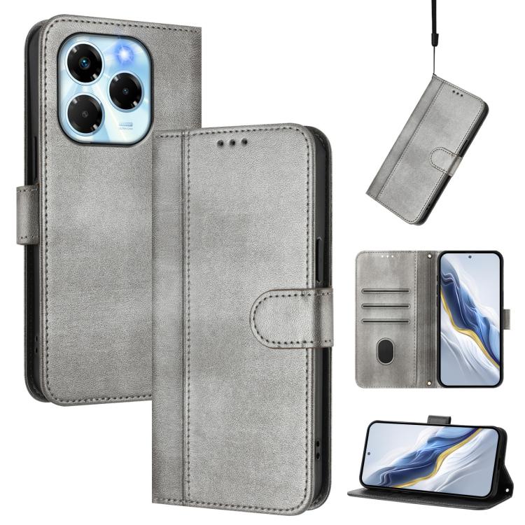 Line Splicing Buckle Retro Leather Phone Case, For Infinix Zero 40 4G / 5G, For Infinix Note 40X 5G, For Infinix Note 40 5G, For Infinix GT 20 Pro 5G, For Infinix Note 40 Pro 4G / 5G / 40 Pro+ 5G, For Infinix Note 40 4G