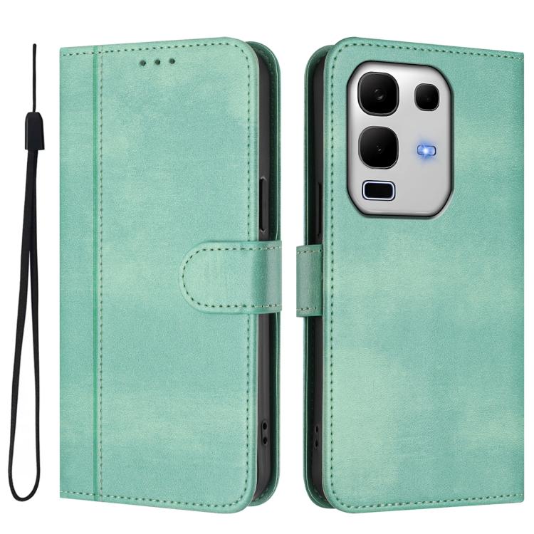 Line Splicing Buckle Retro Leather Phone Case, For Infinix Note 50s, For Infinix Note 50 Pro 4G / 50 4G, For Infinix Hot 50i 4G / Smart 9 4G / 9 HD, For Infinix Hot 50 Pro+ 4G, For Infinix Hot 50 4G, For Infinix Hot 50 5G