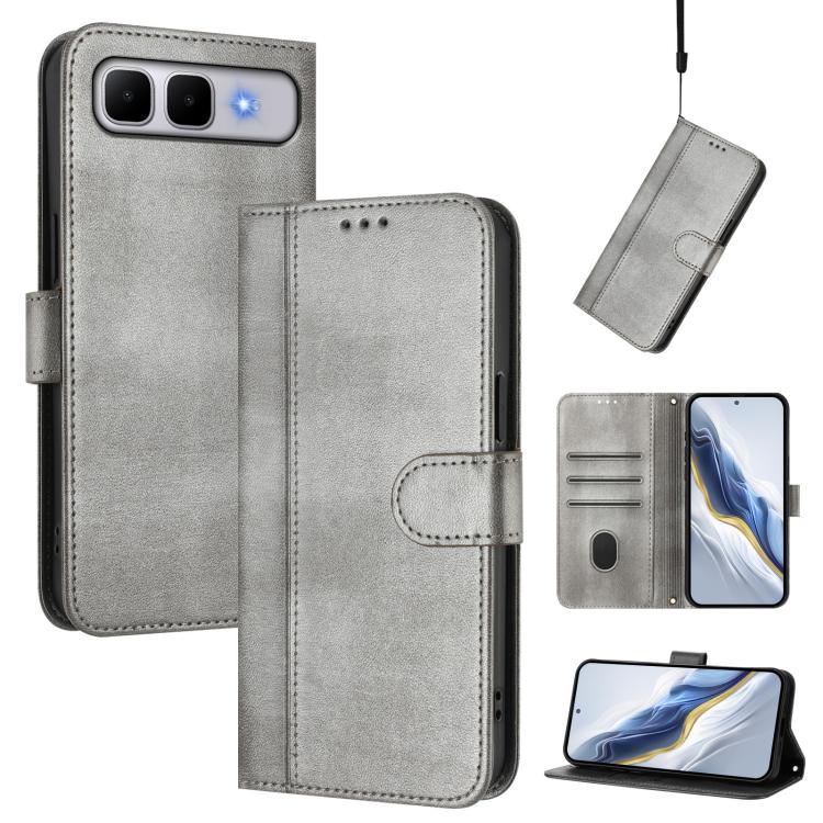 Line Splicing Buckle Retro Leather Phone Case, For Infinix GT 50 Pro 5G, For Infinix Note Edge 5G Global, For Infinix Smart 20 4G / X6840, For Infinix Note 60 5G / Note 60 Pro 5G, For Infinix Smart 10 Plus, For Infinix GT 30 Pro