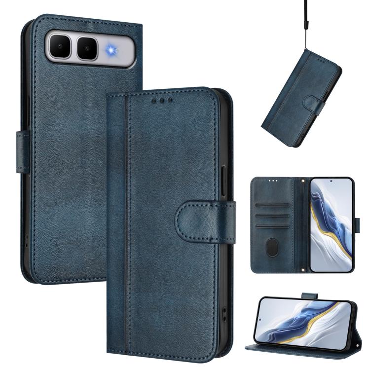 Line Splicing Buckle Retro Leather Phone Case, For Infinix GT 50 Pro 5G, For Infinix Note Edge 5G Global, For Infinix Smart 20 4G / X6840, For Infinix Note 60 5G / Note 60 Pro 5G, For Infinix Smart 10 Plus, For Infinix GT 30 Pro