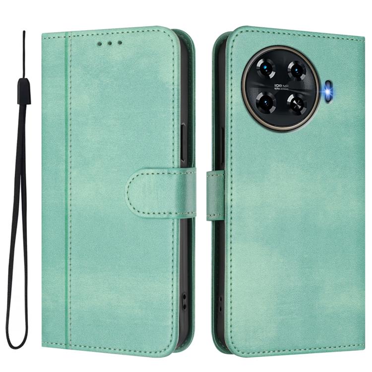 Line Splicing Buckle Retro Leather Phone Case, For Tecno Spark 20 Pro+ 4G, For Tecno Pova 5 Pro 5G, For Tecno Pova Neo 3, For Tecno Pova 5, For Tecno Camon 20 Premier 5G, For Tecno Camon 20 Pro 5G