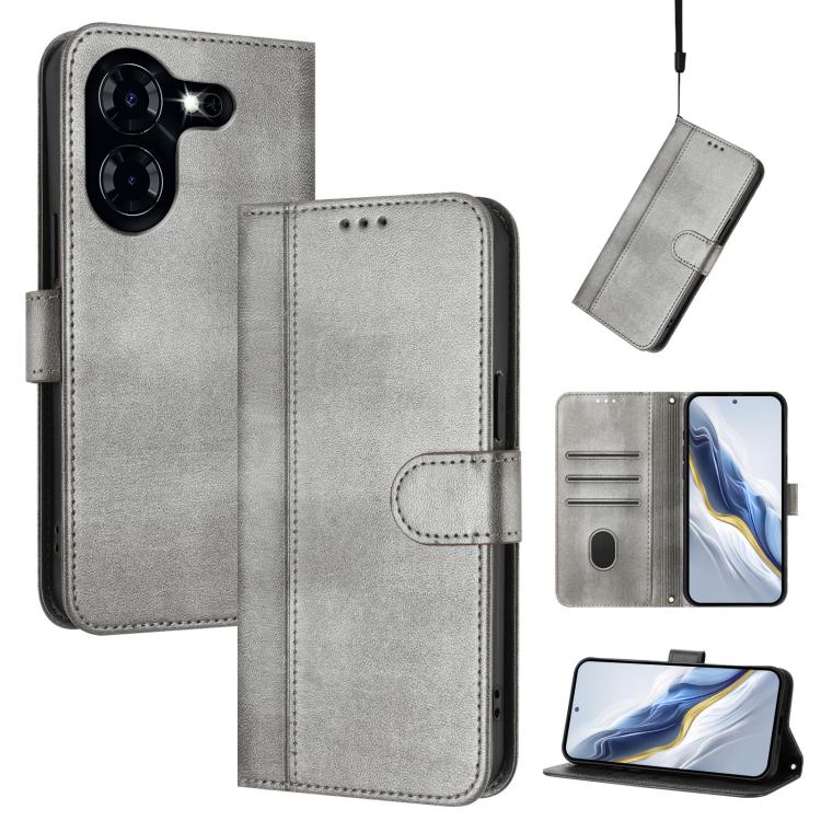 Line Splicing Buckle Retro Leather Phone Case, For Tecno Spark 20 Pro+ 4G, For Tecno Pova 5 Pro 5G, For Tecno Pova Neo 3, For Tecno Pova 5, For Tecno Camon 20 Premier 5G, For Tecno Camon 20 Pro 5G