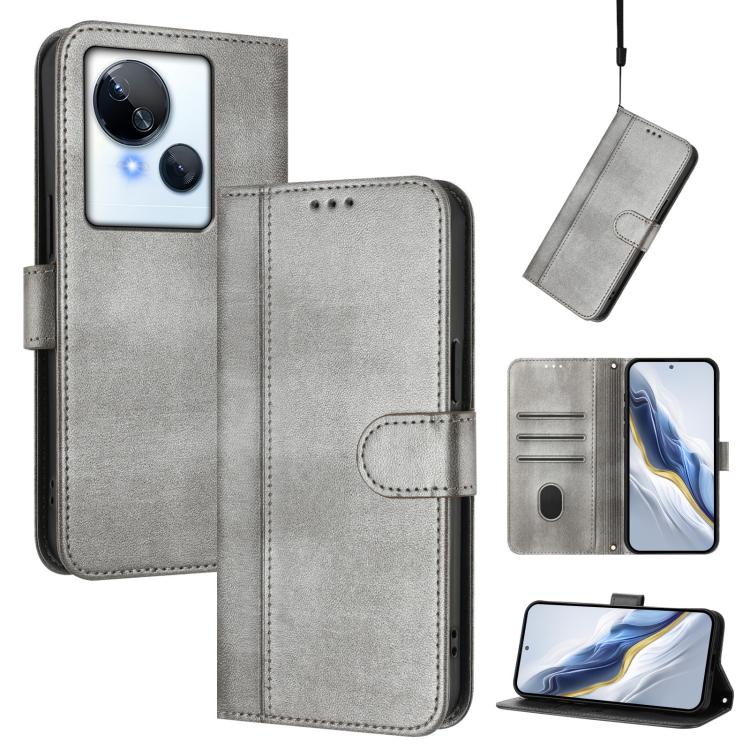 Line Splicing Buckle Retro Leather Phone Case, For Tecno Camon 20 / 20 Pro 4G, For Tecno Spark 10 5G, For Tecno Spark 10C / 10 4G, For Tecno Spark 10 Pro 4G, For Tecno Camon 19 / 19 Pro 5G, For Tecno Pova 4 Pro