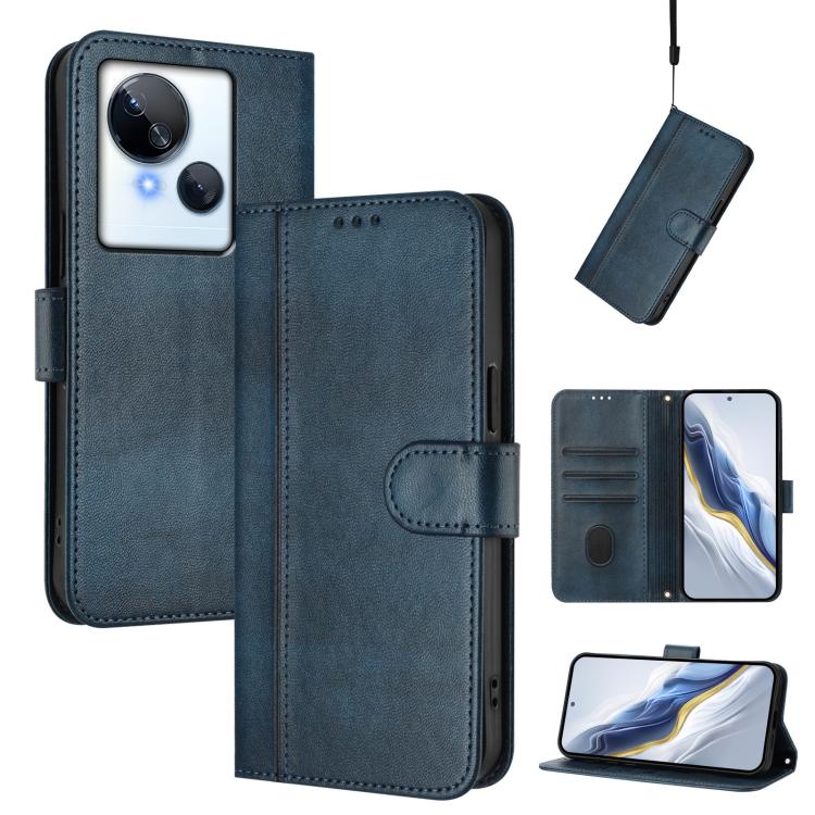 Line Splicing Buckle Retro Leather Phone Case, For Tecno Camon 20 / 20 Pro 4G, For Tecno Spark 10 5G, For Tecno Spark 10C / 10 4G, For Tecno Spark 10 Pro 4G, For Tecno Camon 19 / 19 Pro 5G, For Tecno Pova 4 Pro