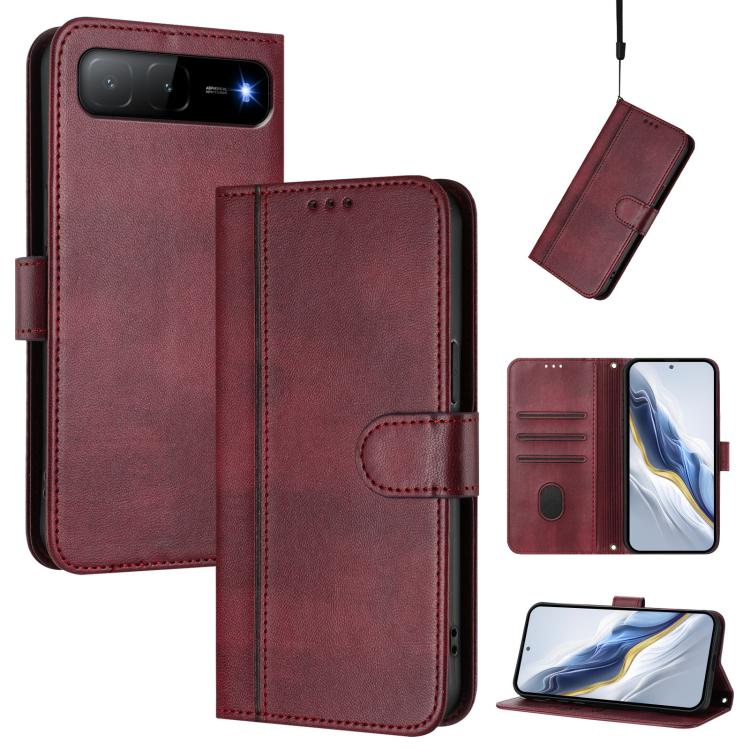 Line Splicing Buckle Retro Leather Phone Case, For Tecno Spark 30 4G, For Tecno Spark Go 5G 2025 / Infinix Hot 60i, For Tecno Spark 30C 4G, For Tecno Spark 20 Pro 5G, For Tecno Pop 6C, For Tecno Spark 10 Pro Magic Magenta