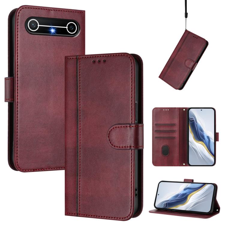 Line Splicing Buckle Retro Leather Phone Case, For Tecno Camon 50 Pro 4G, For Tecno Camon 50 4G, For Tecno Spark Slim 5G, For Tecno Pop 10 / Infinix Smart 10 4G, For Tecno Spark Go 1S / Go 2025, For Tecno Camon 40 Pro 4G