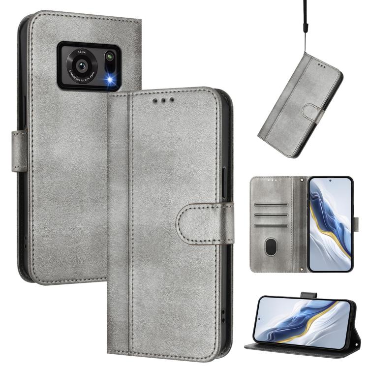 Line Splicing Buckle Retro Leather Phone Case, For Sharp Aquos Air / Aquos Zero6, For Sharp Aquos R6 SH-51B, For Sharp Simple Sumaho 5 / A001SH