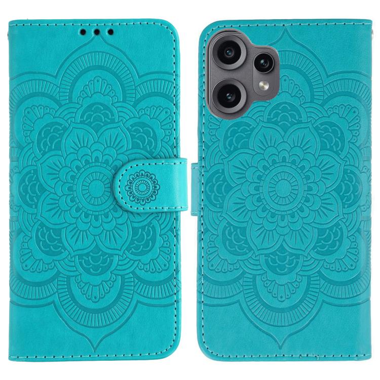 Sun Mandala Embossing Pattern Phone Leather Case, For Nothing CMF Phone 2 Pro, For Nothing Phone 3a, For Nothing Phone 3a Pro, For Nothing CMF Phone 1