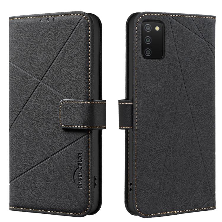Geometric Pattern RFID Leather Phone Case, For Samsung Galaxy A54 5G, For Samsung Galaxy A23 / M23 / M13 4G, For Samsung Galaxy A13, For Samsung Galaxy A53, For Samsung Galaxy A73 5G, For Samsung Galaxy A33, For Samsung Galaxy A52 / A52S               ...