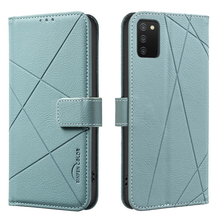 Geometric Pattern RFID Leather Phone Case, For Samsung Galaxy A54 5G, For Samsung Galaxy A23 / M23 / M13 4G, For Samsung Galaxy A13, For Samsung Galaxy A53, For Samsung Galaxy A73 5G, For Samsung Galaxy A33, For Samsung Galaxy A52 / A52S               ...